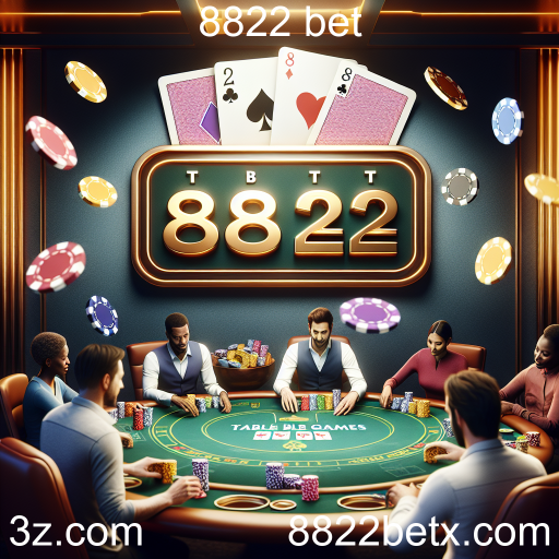 Atrações dos Jogos de Mesa no 8822 Bet
